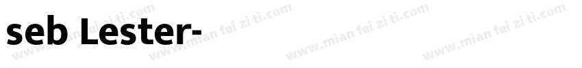seb Lester字体转换